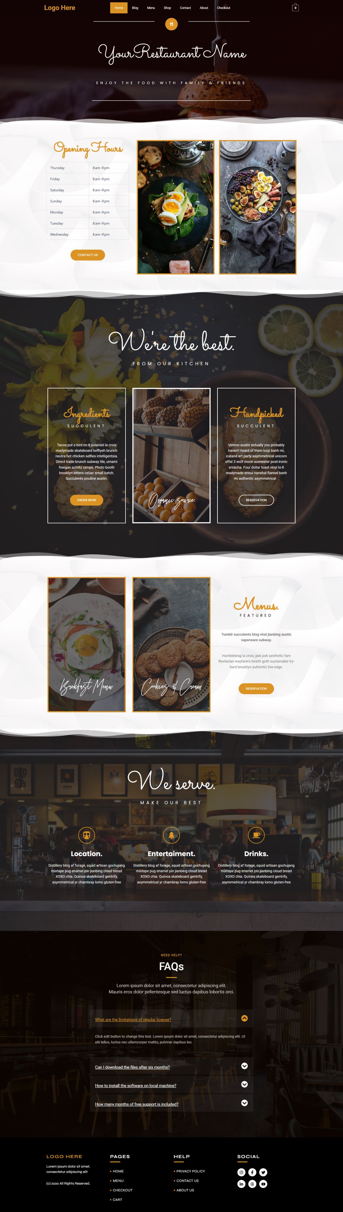 Food Website